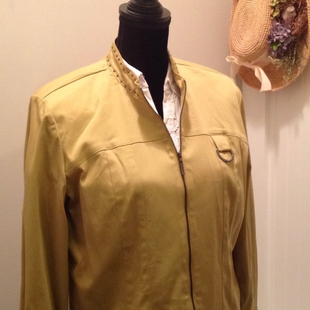 City Girl Lime studded Jacket
